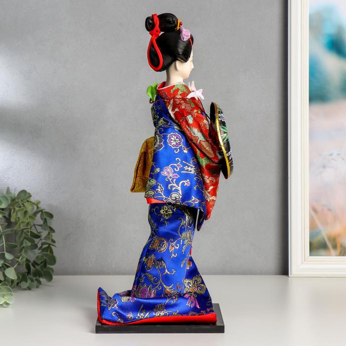 Кукла коллекционная "Гейша с веткой сакуры" 40 см - фото 1877293414