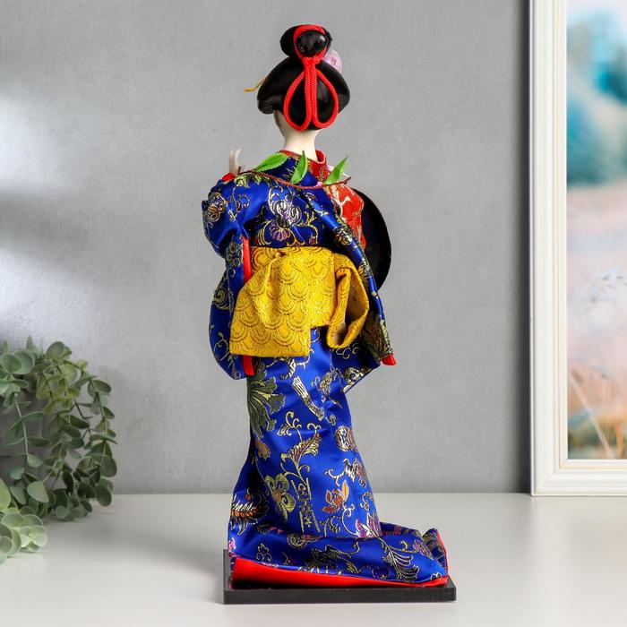Кукла коллекционная "Гейша с веткой сакуры" 40 см - фото 1896521556
