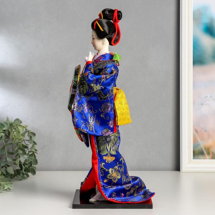 Кукла коллекционная "Гейша с веткой сакуры" 40 см - фото 1896521557
