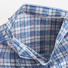 Сумка хозяйственная на молнии, 47 л, 60×13×60 см, синяя/белая - Фото 6