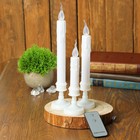 Свеча светодиодная «Элегантность», набор 3 шт. - Фото 1