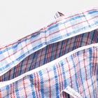 Сумка хозяйственная на молнии, 82 л, в клетку - Фото 6