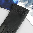 Перчатки женские "Афина", р-р 6,5, подклад, цвет черный - Фото 2