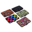 Визитница пластиковая, поверхность алюминиевая, 7 отделений внутри, МИКС - Фото 4