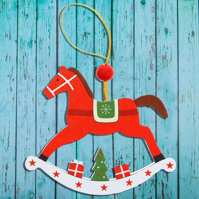 Елочная игрушка «Весёлая лошадка» - Фото 1