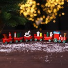 Сувенир «Новогодний поезд», 32 см - Фото 2