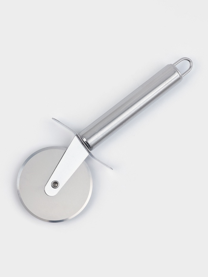 Нож для теста и пиццы Доляна «Металлик», 19.5 см, серебристый