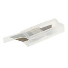 Лезвия для ножей ТУНДРА, трапециевидные, 19 мм, 5 контейнеров по 5 лезвий, 25 шт. - Фото 3