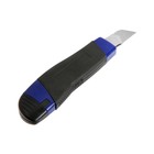 Нож универсальный ТУНДРА, металлическая направляющая, винтовой фиксатор, 2К корпус, 18 мм - Фото 8