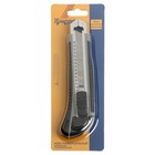 Нож универсальный ТУНДРА, металлическая направляющая, 2 запасных лезвия, 2К корпус, 18 мм - Фото 8