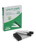 Лезвия для ножей ТУНДРА, сегментированные, 9 мм, 10 контейнеров по 10 лезвий, 100 шт. - Фото 5