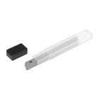 Лезвия для ножей ТУНДРА, сегментированные, 9 мм, 10 контейнеров по 10 лезвий, 100 шт. - Фото 7