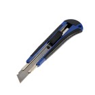 Нож универсальный ТУНДРА, металлическая направляющая, 2К корпус, 18 мм - Фото 6