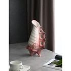 Ваза керамическая "Ракушка", настольная, розовая, 35 см - Фото 2