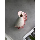 Ваза керамическая "Ракушка", настольная, розовая, 35 см - Фото 5