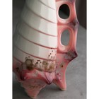 Ваза керамическая "Ракушка", настольная, розовая, 35 см - Фото 6