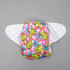 Многоразовый подгузник "Полибраш" большого размера с 2-мя вкладышами из бамбукового углеволокна (5-20 кг) - Фото 3