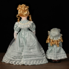 Кукла коллекционная "Мама с дочкой в голубом платье" 40 см 23 см - Фото 3