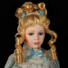 Кукла коллекционная "Мама с дочкой в голубом платье" 40 см 23 см - Фото 5