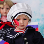 Кукла коллекционная "Моряки парочка с флагом" (набор 2 шт) 30 см - Фото 3