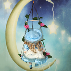 Кукла коллекционная "Стелла в голубом платье на качели" 38 см - Фото 4