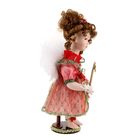 Кукла коллекционная "Ангелочек в красном платье" 30 см - Фото 2