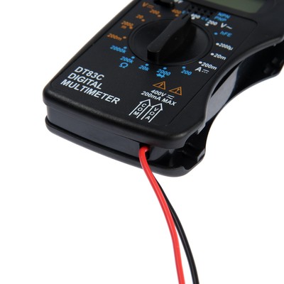 Мультиметр ТУНДРА mini, DT-83C, ACV/DCV, DCA, 200-2 МΩ, проверка батареек 9V