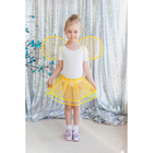 Карнавальный набор «Маленькое чудо», 2 предмета: крылья, юбка, 3-6 лет, цвет жёлтый - Фото 2