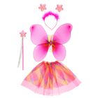 Карнавальный набор "Радужная бабочка", 4 предмета: юбка, крылья, ободок, жезл, 3-4 года - Фото 3
