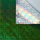 Пленка голография, зелёный, 70×100 см, рисунок МИКС - Фото 2