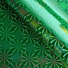 Пленка голография, зелёный, 70×100 см, рисунок МИКС - Фото 3