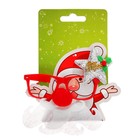 Карнавальные очки "Дед Мороз" со звездой - Фото 2