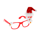 Карнавальные очки "Новогодний снеговик" - Фото 1