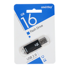 Флешка Smartbuy V-Cut, 16 Гб, USB2.0, чт до 25 Мб/с, зап до 15 Мб/с, чёрная - Фото 3