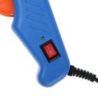 Клеевой пистолет ТУНДРА, 20 Вт, 220 В, выключатель, индикатор, длинное сопло, 7 мм - Фото 10