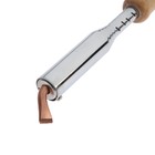 Паяльник ТУНДРА, деревянная рукоятка, плоское медное жало, 100 Вт, 220 В - Фото 3