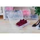 Короб для хранения обуви «Реноме», 38×20.5×13 см, прозрачный - Фото 2