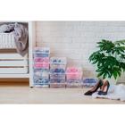 Короб для хранения обуви «Реноме», 38×20.5×13 см, прозрачный - Фото 8