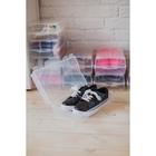 Короб для хранения обуви «Реноме», 32×19×10.5 см, прозрачный - Фото 2