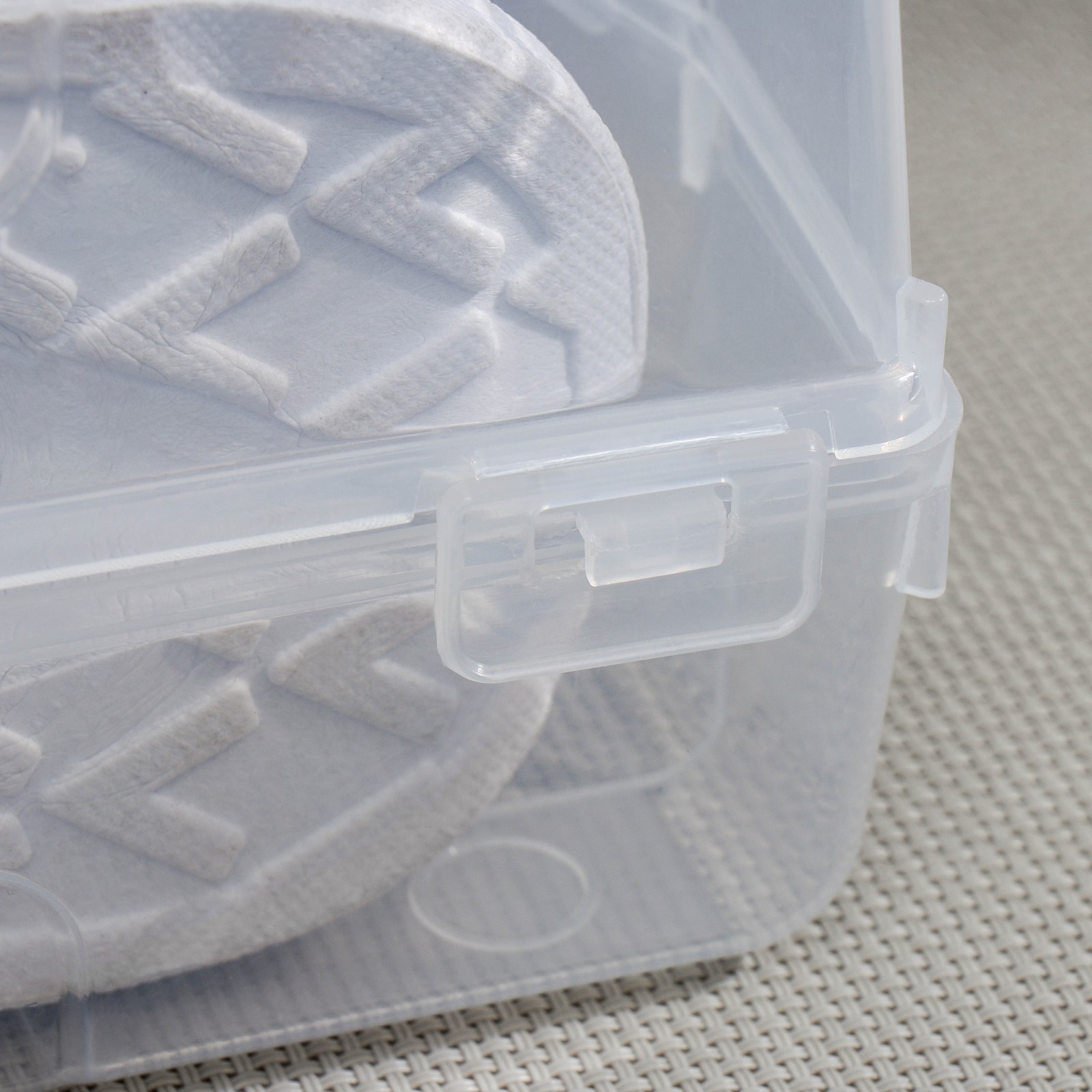 Короб для хранения обуви «Реноме», 32×19×10,5 см, цвет прозрачный ...