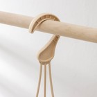 Кашпо для цветов подвесное «Алиция», 4.3 л, с поддоном, цвет белая глина - Фото 2