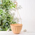 Кашпо для цветов подвесное «Алиция», 4.3 л, с поддоном, цвет белая глина - Фото 7