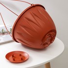 Кашпо для цветов подвесное «Алиция», 4.3 л, с поддоном, терракотовый - Фото 5