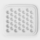 Пельменница IDEA, 35 ячеек, d=2.5 см, 25.5×28×2.9 см, пластик, белый - Фото 3