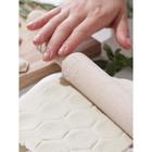 Пельменница IDEA, 35 ячеек, d=2.5 см, 25.5×28×2.9 см, пластик, белый - Фото 13