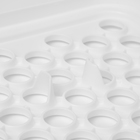 Пельменница IDEA, 35 ячеек, d=2.5 см, 25.5×28×2.9 см, пластик, белый - Фото 4