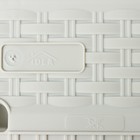 Ящик балконный «Ротанг», 38,5 см, цвет белый - Фото 7