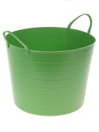 Корзина для белья мягкая, 27 л, d=37.5 см, h=30 см, ярко-зелёная - Фото 8