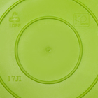 Корзина для белья мягкая, 17 л, 33×33×24,5 см, цвет ярко-зелёный - Фото 6
