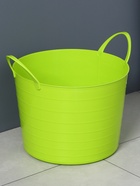Корзина для белья мягкая, 17 л, d=33 см, h=24.5 см, ярко-зелёная - Фото 6